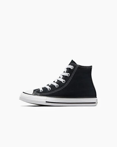 Black Converse Chuck Taylor All Star Classic Kids' Sneakers Canada | C-80726919