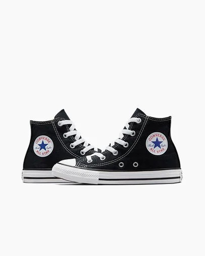Black Converse Chuck Taylor All Star Classic Kids' Sneakers Canada | C-80726919