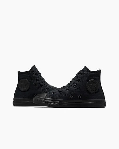 Black Converse Chuck Taylor All Star Classic Kids' Sneakers Canada | C-64507319
