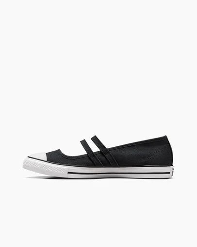 Black Converse Chuck Taylor All Star Dainty Women Mary Jane Canada | C-48653029
