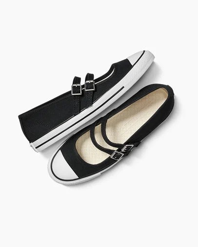 Black Converse Chuck Taylor All Star Dainty Women Mary Jane Canada | C-48653029