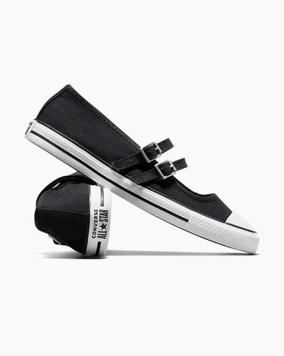 Black Converse Chuck Taylor All Star Dainty Women Mary Jane Canada | C-48653029