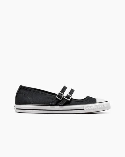 Black Converse Chuck Taylor All Star Dainty Women Mary Jane Canada | C-48653029