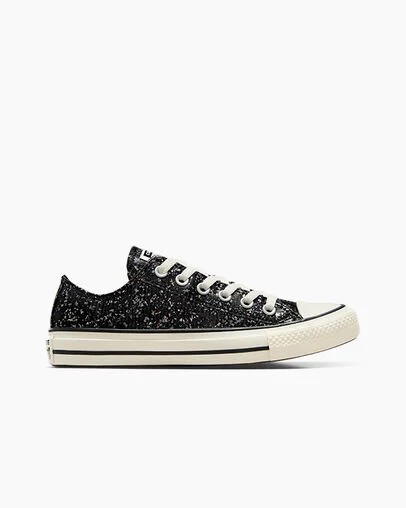 Black Converse Chuck Taylor All Star Glitter Women Sneakers Canada | C-28415639