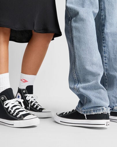 Black Converse Chuck Taylor All Star Kids' Canvas Shoes Canada | C-87964539