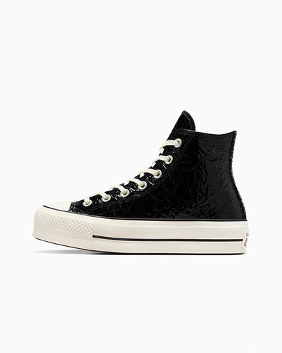 Black Converse Chuck Taylor All Star Lift Women Platform Shoes Canada | C-28953079