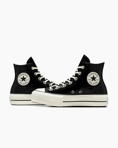 Black Converse Chuck Taylor All Star Lift Women Platform Shoes Canada | C-28953079