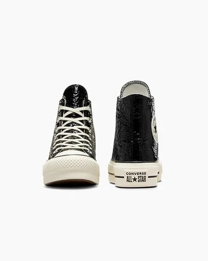 Black Converse Chuck Taylor All Star Lift Women Platform Shoes Canada | C-28953079