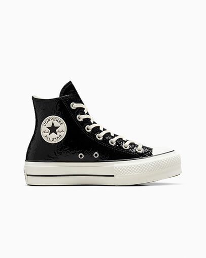 Black Converse Chuck Taylor All Star Lift Women Platform Shoes Canada | C-28953079