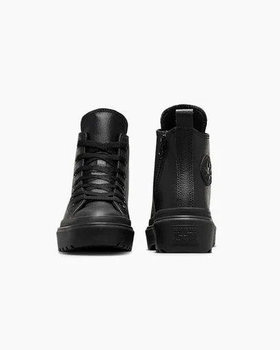 Black Converse Chuck Taylor All Star Lugged Lift Kids' Platform Shoes Canada | C-87026939