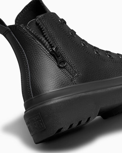 Black Converse Chuck Taylor All Star Lugged Lift Kids' Platform Shoes Canada | C-87026939
