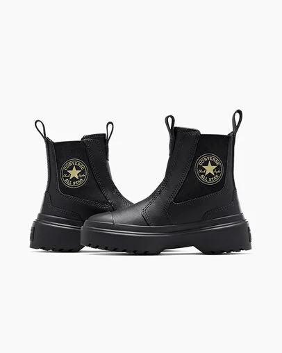Black Converse Chuck Taylor All Star Lugged Kids' Boots Canada | C-63107549