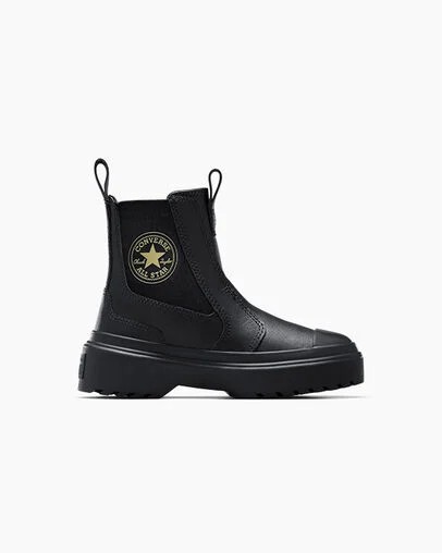 Black Converse Chuck Taylor All Star Lugged Kids\' Boots Canada | C-63107549