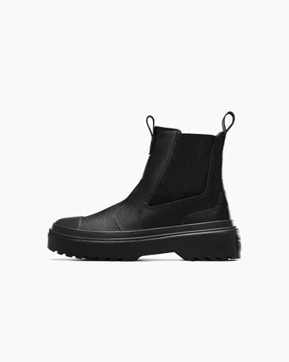 Black Converse Chuck Taylor All Star Lugged Kids' Boots Canada | C-78264909