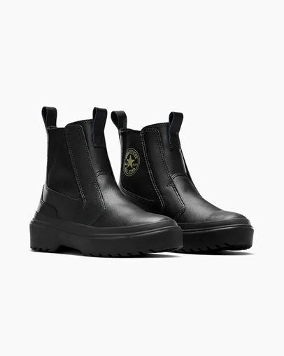 Black Converse Chuck Taylor All Star Lugged Kids' Boots Canada | C-78264909