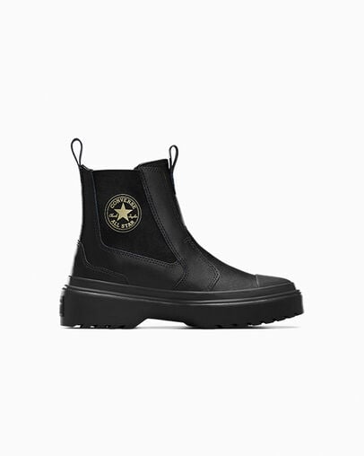Black Converse Chuck Taylor All Star Lugged Kids\' Boots Canada | C-78264909