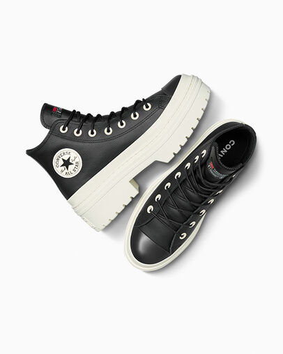 Black Converse Chuck Taylor All Star Lugged Heel Platform Waterproof Women Boots Canada | C-13840929
