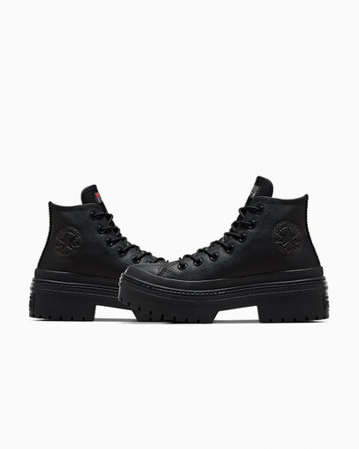 Black Converse Chuck Taylor All Star Lugged Heel Platform Waterproof Women Boots Canada | C-96350419