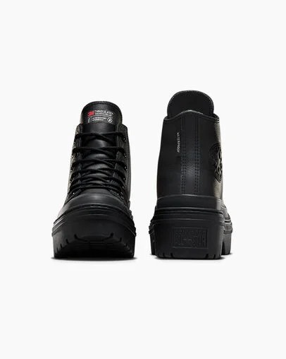 Black Converse Chuck Taylor All Star Lugged Heel Platform Waterproof Women Boots Canada | C-96350419