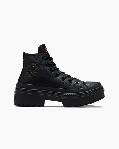 Black Converse Chuck Taylor All Star Lugged Heel Platform Waterproof Women Boots Canada | C-96350419
