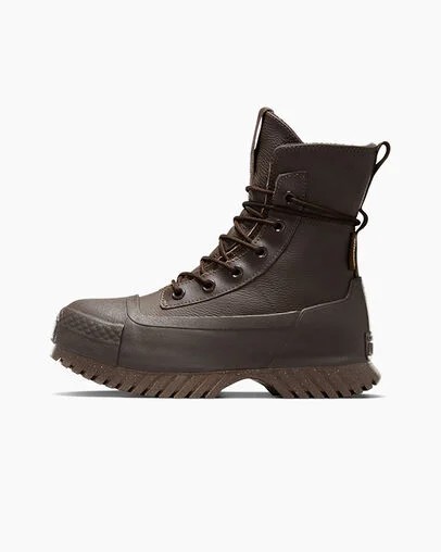 Black Converse Chuck Taylor All Star Lugged 2.0 XHi Waterproof Leather Men Platform Shoes Canada | C-32617099