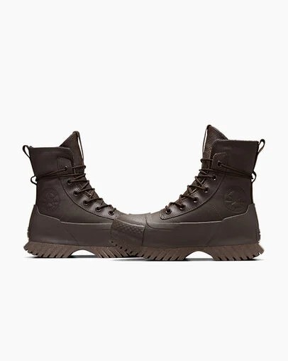Black Converse Chuck Taylor All Star Lugged 2.0 XHi Waterproof Leather Men Platform Shoes Canada | C-32617099