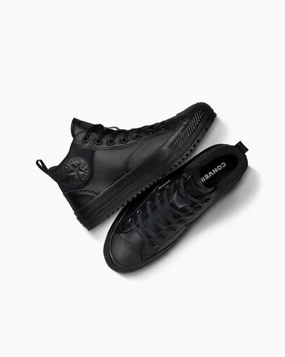 Black Converse Chuck Taylor All Star Malden Street Women Boots Canada | C-62179089
