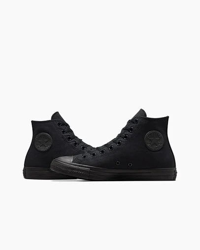 Black Converse Chuck Taylor All Star Men Canvas Shoes Canada | C-76509139