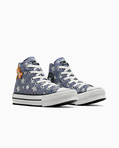 Black Converse Converse x Coraline Chuck Taylor All Star EVA Lift Kids' Platform Shoes Canada | C-38597049