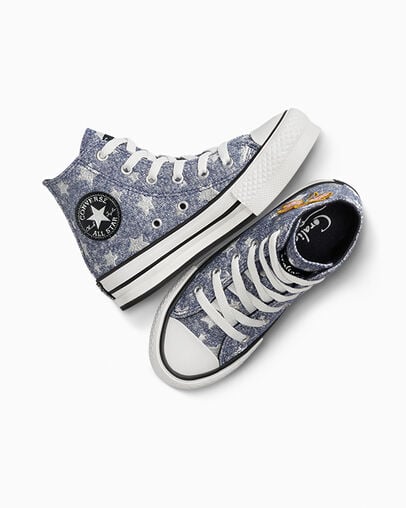 Black Converse Converse x Coraline Chuck Taylor All Star EVA Lift Kids' Platform Shoes Canada | C-38597049
