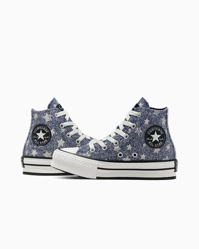 Black Converse Converse x Coraline Chuck Taylor All Star EVA Lift Kids' Platform Shoes Canada | C-38597049