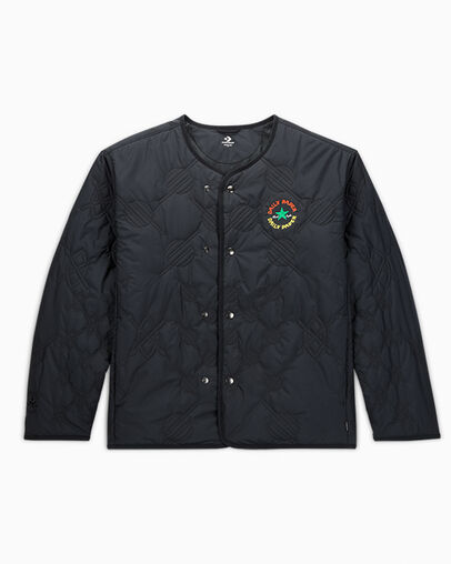 Black Converse Converse x Daily Paper Malden Liner Men Jacket Canada | C-31079489