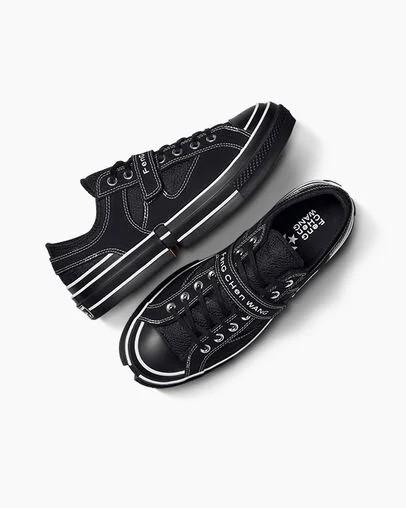 Black Converse Converse x Feng Chen Wang 2-in-1 Chuck 70 Women Sneakers Canada | C-52807139
