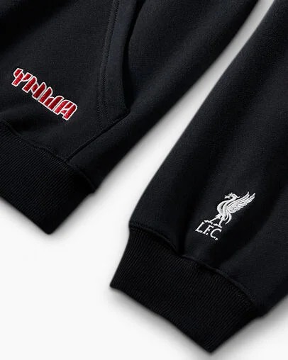 Black Converse Converse x Liverpool FC Full-Zip Men Hoodie Canada | C-76580429