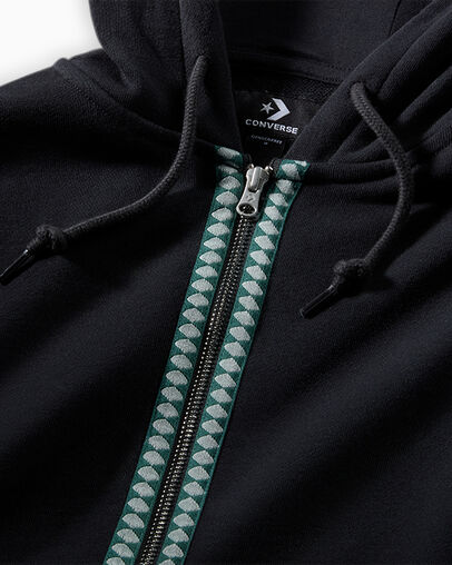 Black Converse Converse x Liverpool FC Full-Zip Men Hoodie Canada | C-76580429