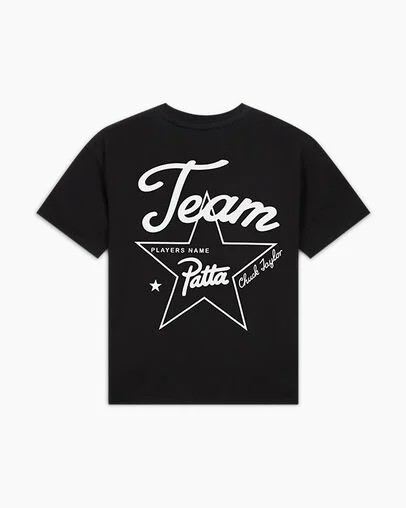 Black Converse Converse x Patta Gold Standard Women T Shirts Canada | C-81579209