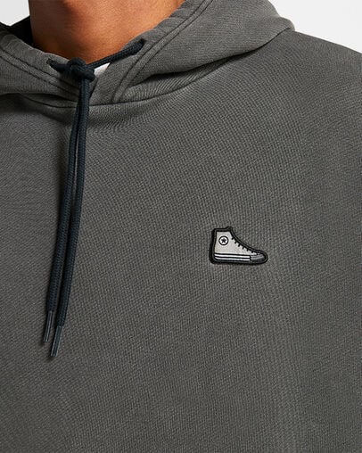 Black Converse Go-To Chuck 70 Loose Fit Men Hoodie Canada | C-85032679