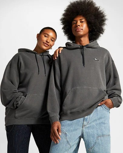 Black Converse Go-To Chuck 70 Loose Fit Men Hoodie Canada | C-85032679