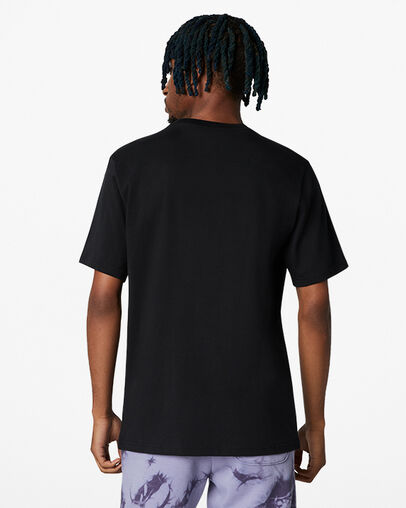 Black Converse Go-To Embroidered Star Chevron Standard-Fit Men T Shirts Canada | C-80974259