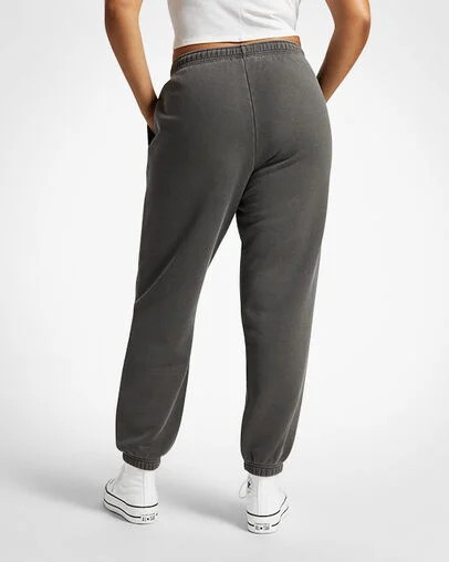 Black Converse Go-To Sneaker Patch Loose-Fit Women Sweatpants Canada | C-20143699