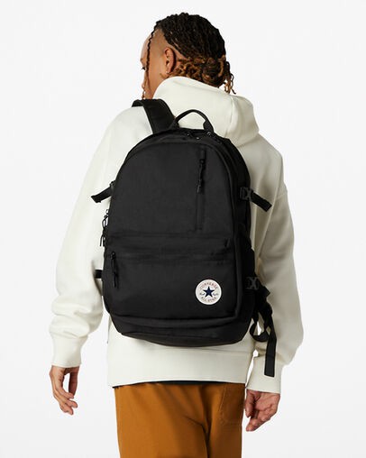 Black Converse Straight Edge Men Backpacks Canada | C-51963729