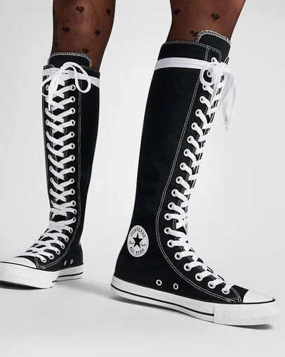 Black / Beige White Converse Chuck Taylor All Star XXHi Women Sneakers Canada | C-59761209