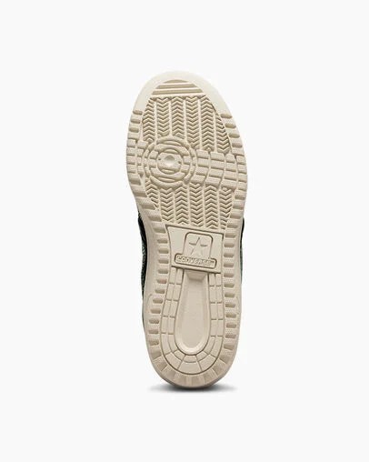 Black / Beige White Converse Weapon Mono Leather Women Basketball Shoes Canada | C-58307969