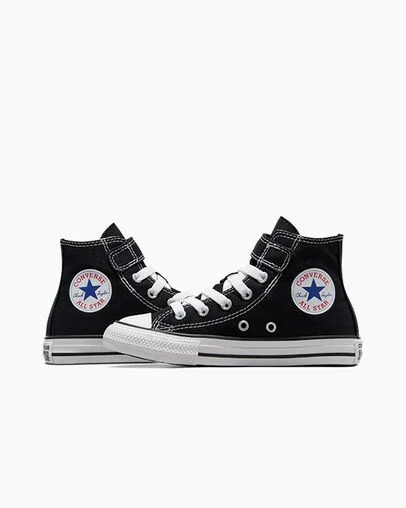 Black / Beige / White Converse Chuck Taylor All Star 1V Easy-On Kids' Sneakers Canada | C-79650819