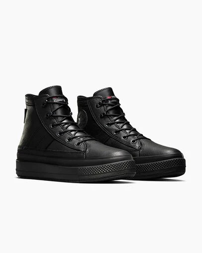 Black / Dark Grey Converse Chuck Taylor All Star Equip Waterproof Men Boots Canada | C-28317609