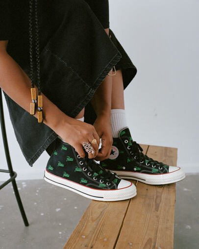 Black / Green Converse Converse x Patta Chuck 70 Women Sneakers Canada | C-56249879