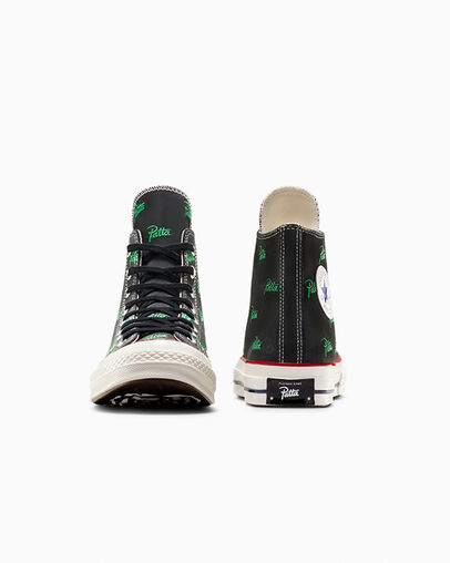 Black / Green Converse Converse x Patta Chuck 70 Women Sneakers Canada | C-56249879