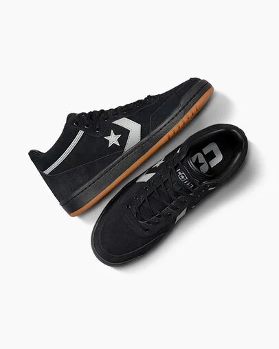 Black / Grey Converse CONS Fastbreak Pro Suede Men Boots Canada | C-19032579