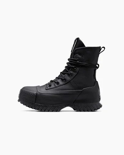 Black / Grey Converse Chuck Taylor All Star Lugged 2.0 XHi Waterproof Leather Men Platform Shoes Canada | C-82165739