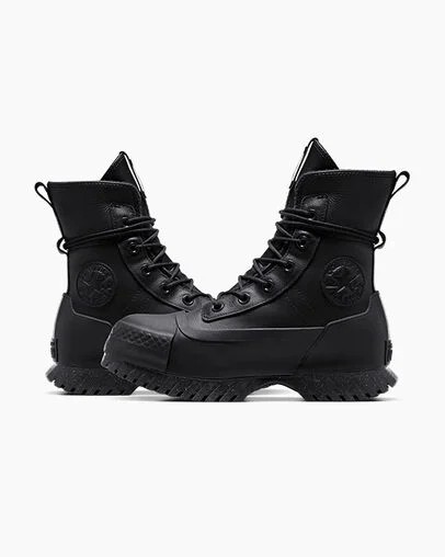 Black / Grey Converse Chuck Taylor All Star Lugged 2.0 XHi Waterproof Leather Men Platform Shoes Canada | C-82165739